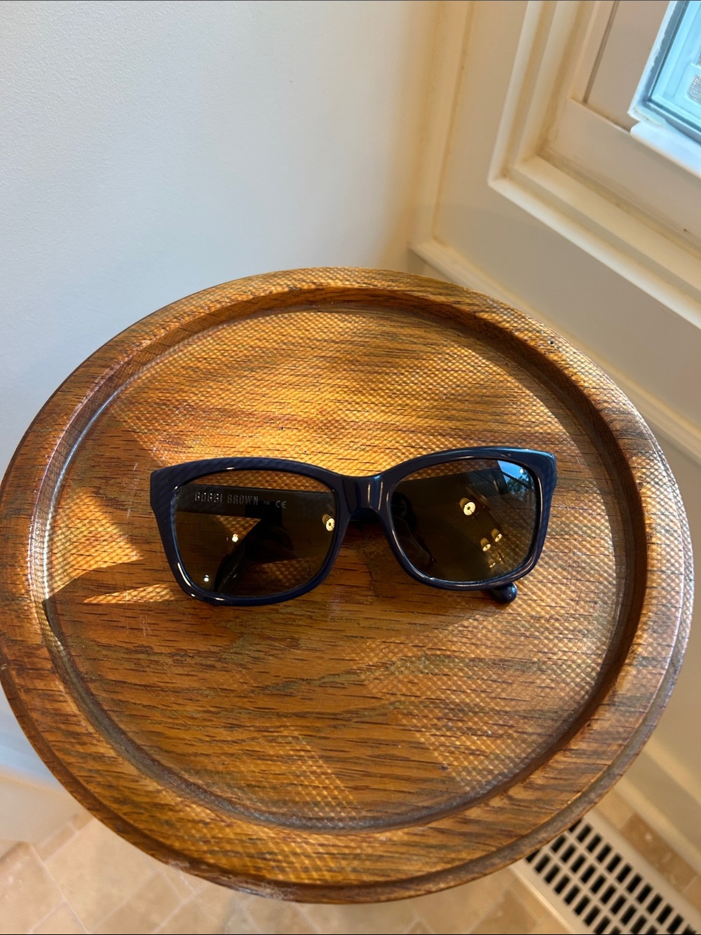 Bobbi Brown Navy Sunglasses with Dark Lenses